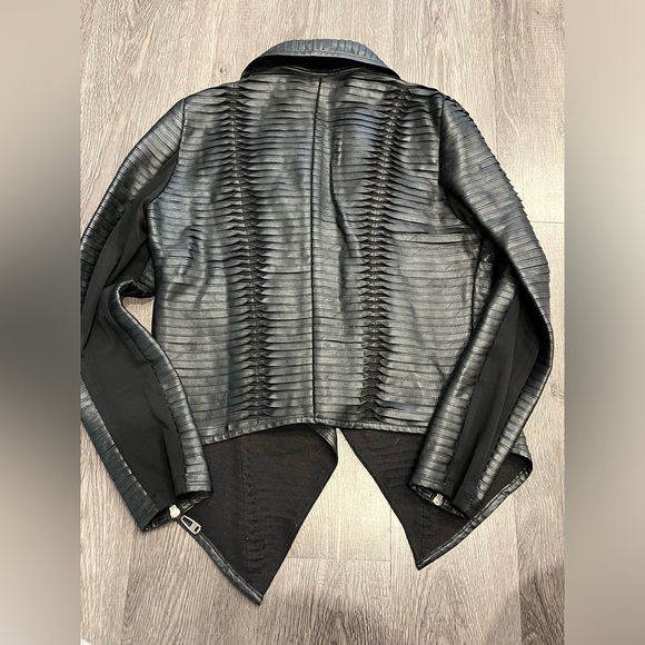 Joseph Ribkoff faux leather jacket - Picture 2 of 5